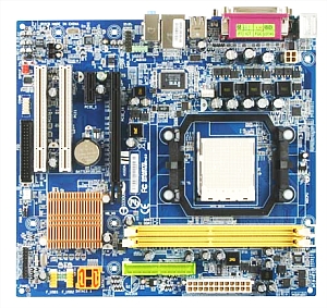 GIGABYTE GA-M61SME-S2 (NVIDIA® GeForce 6100 / nForce 405, 8-канальный аудио кодек Realtek ALC883, DDR2 800МГц)