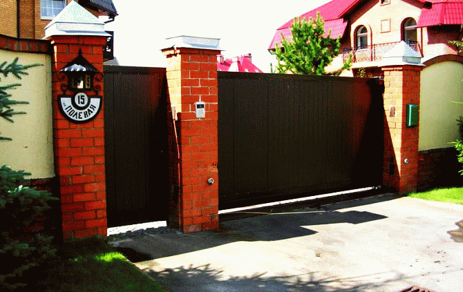 Автоматические ворота для загородного дома